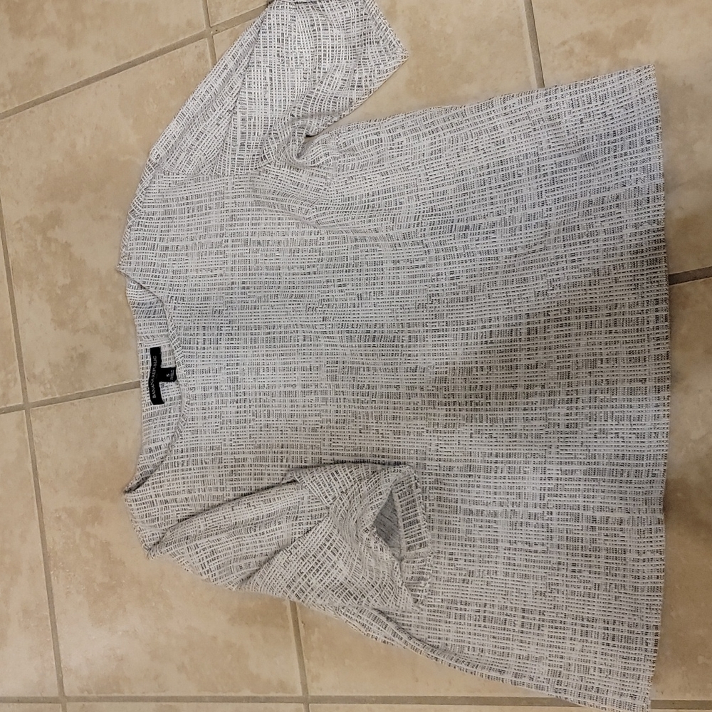 Banana Republic gray blouse sz S NEW